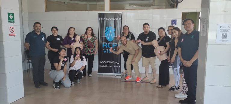 curso RCP, reanimación cardiopulmonar, Santiago, Chile, capacitación, emergencias médicas